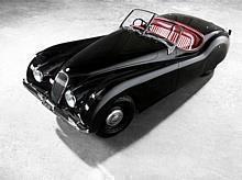 Premiere in Genf: Jaguar XK 120 im Jahr 1951.  Foto:Auto-Medienportal.Net/Jaguar Land Rover